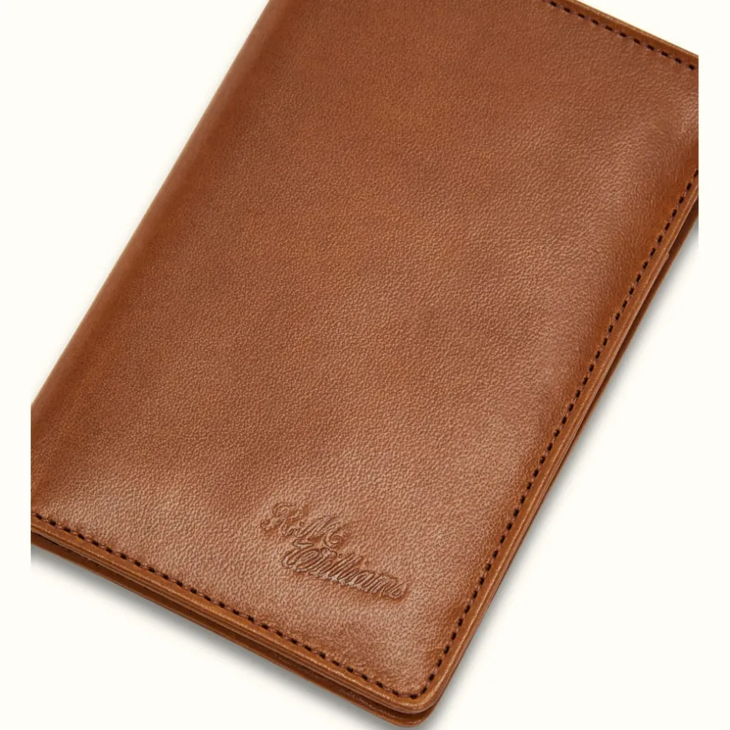 R.M. Williams Singleton Pocket Organiser Tan New
