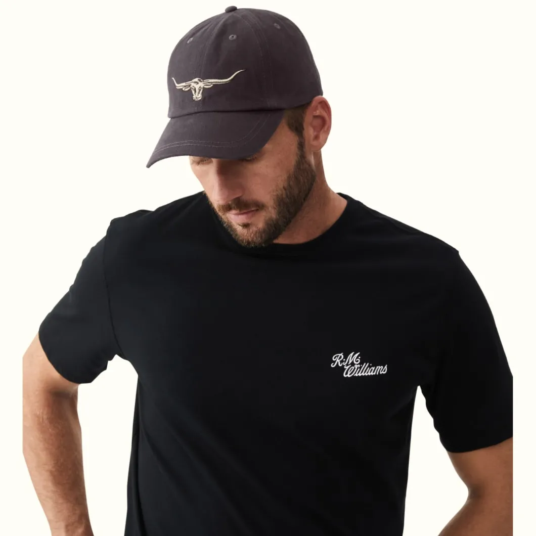 R.M. Williams Steers Head Logo Cap Navy Blue Sale