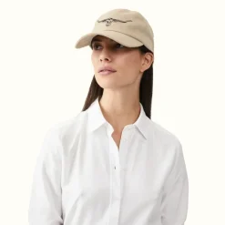 R.M. Williams Steers head logo cap Buckskin Hot