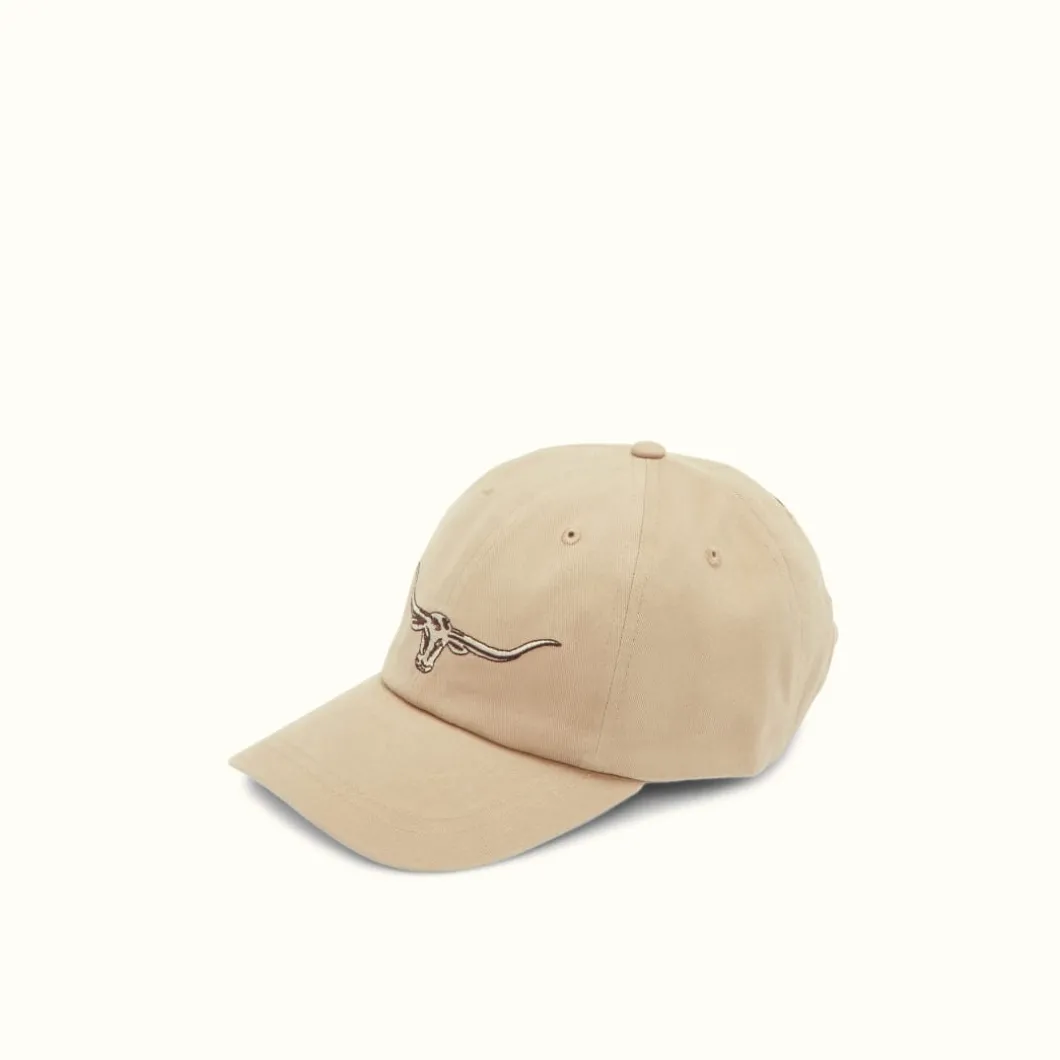 R.M. Williams Steers Head Logo Cap Buckskin New