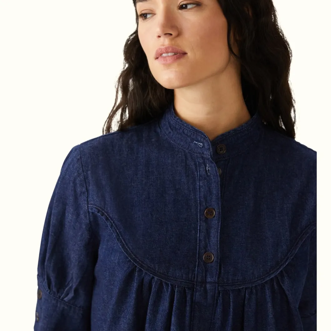 R.M. Williams Taranna Shirt Indigo Rinse Wash Clearance