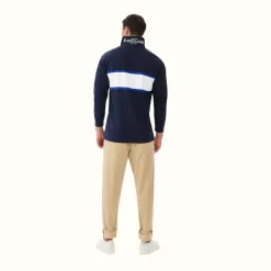 R.M. Williams Tweedale Rugby Navy/White Discount