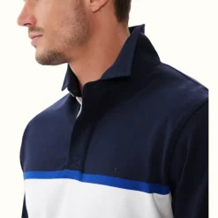 R.M. Williams Tweedale Rugby Navy/White Discount