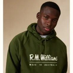 R.M. Williams Unisex Hoodie Khaki Best Sale