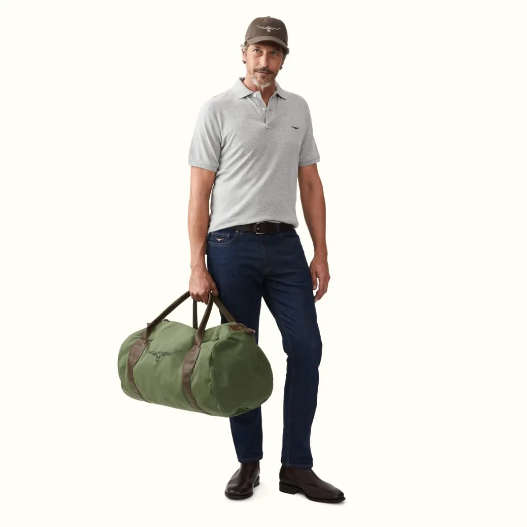 R.M. Williams Ute Bag Green/Navy Discount