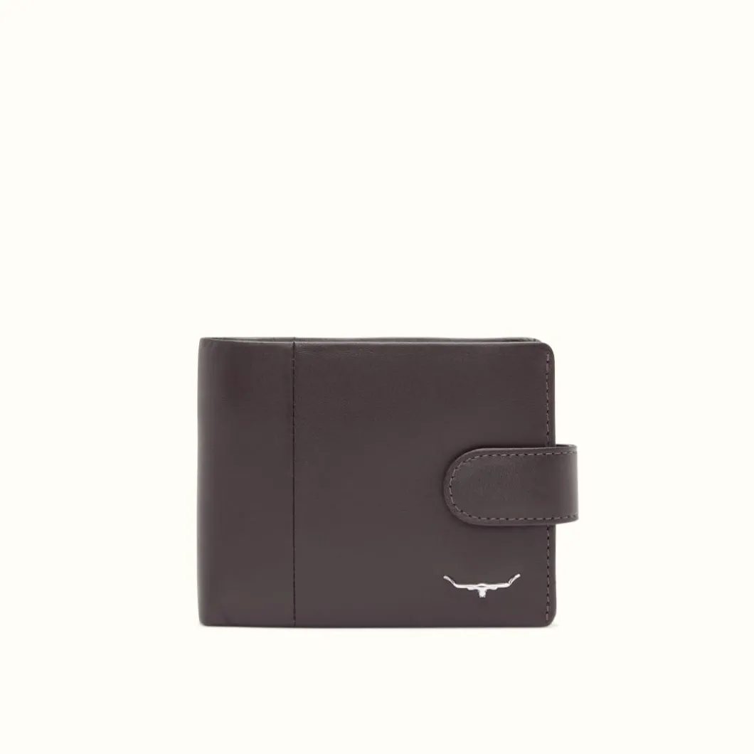 R.M. Williams Wallet With Coin Pocket And Tab Brown Clearance