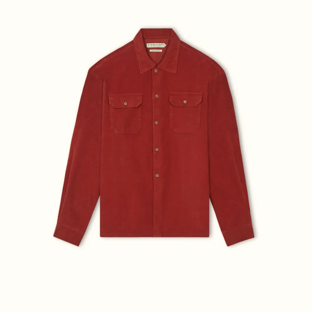 R.M. Williams Wilmington Overshirt Rust Discount