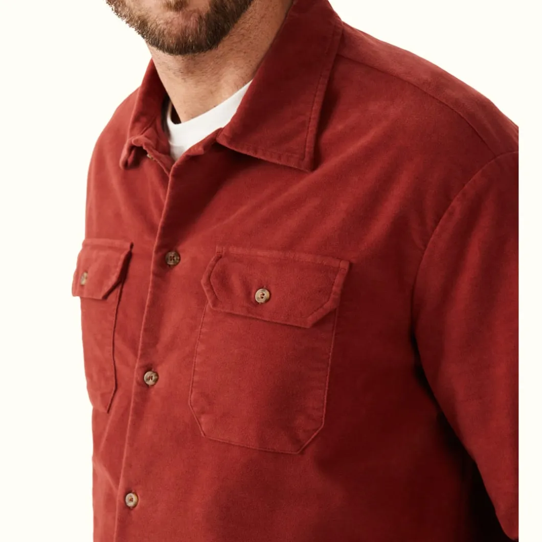 R.M. Williams Wilmington Overshirt Rust Discount